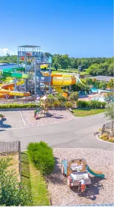 vue camping les alizes bretagne