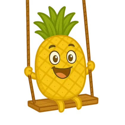 Activités pour les enfants 5 illu ananas balancoire