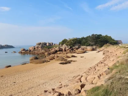 plage ile renote - camping cote de granit rose